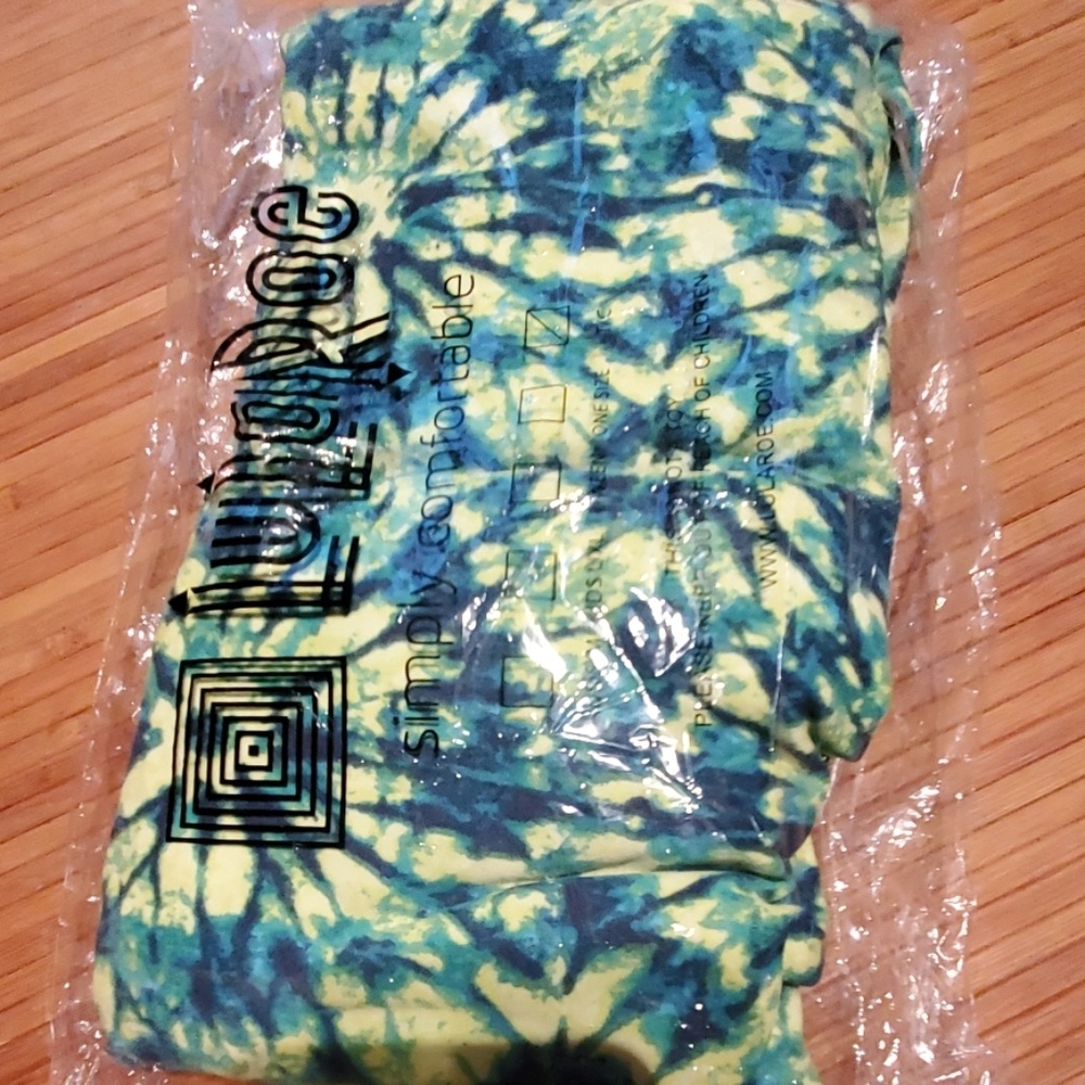 Tie-dye effect leggings